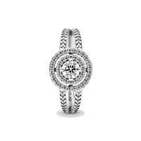 Anello Pandora Donna Pandora Timeless in Argento Zirconia 199408C01-48 - 199408C01-52